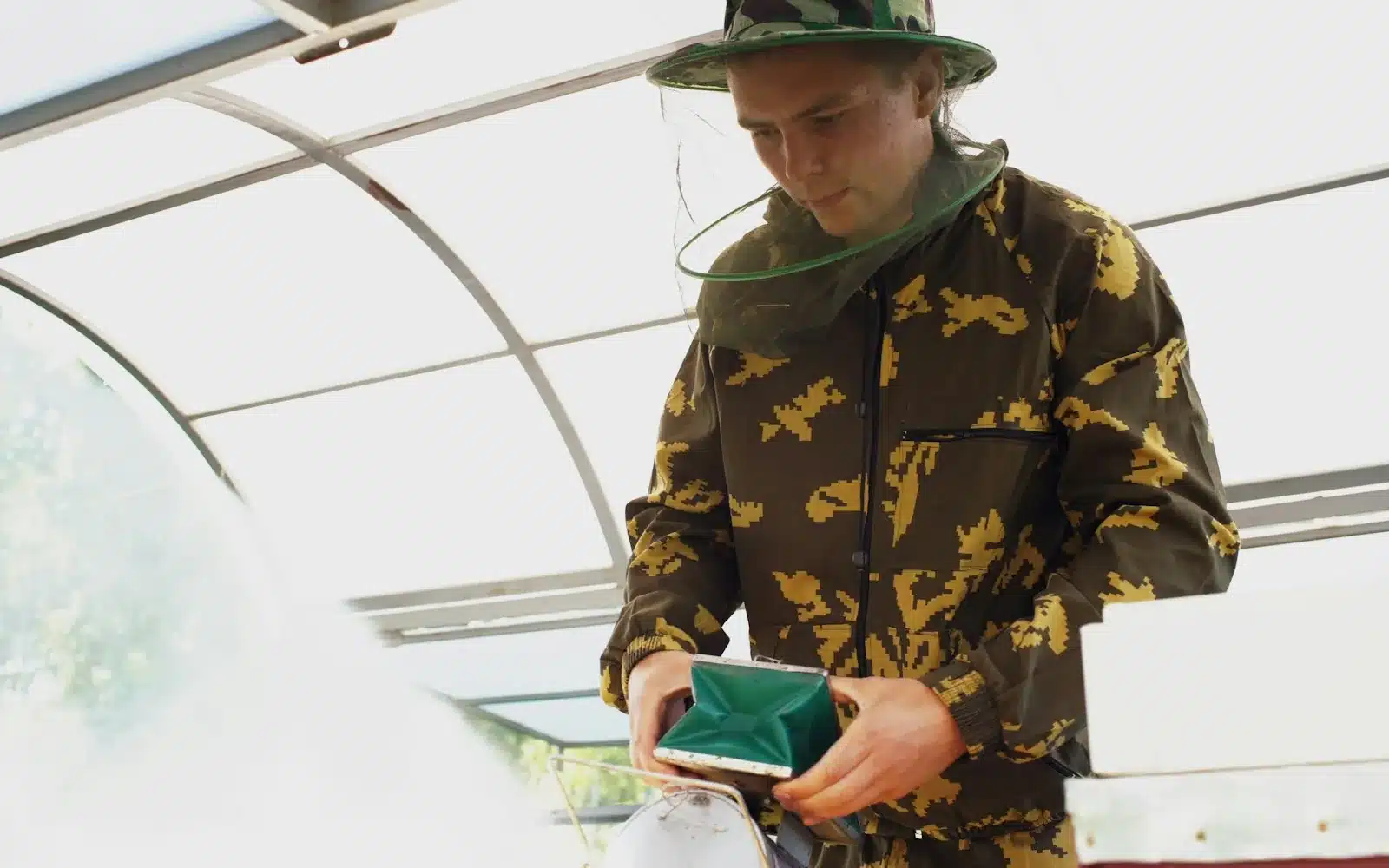 Commercial bee removal at a Melbourne business premises